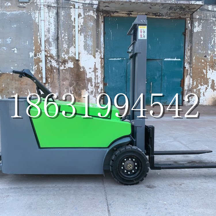 周至县小型电动叉车1吨2吨步行站驾式电瓶堆高充电装卸车液压升降车铲车